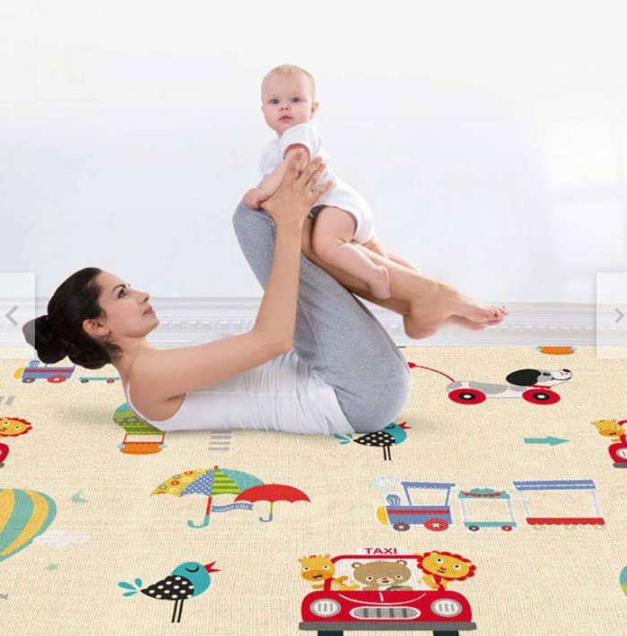 Alfombra antigolpes para bebes plegable